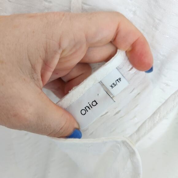 ONIA White Swimsuit Cover-up XS - Picture 6 of 7